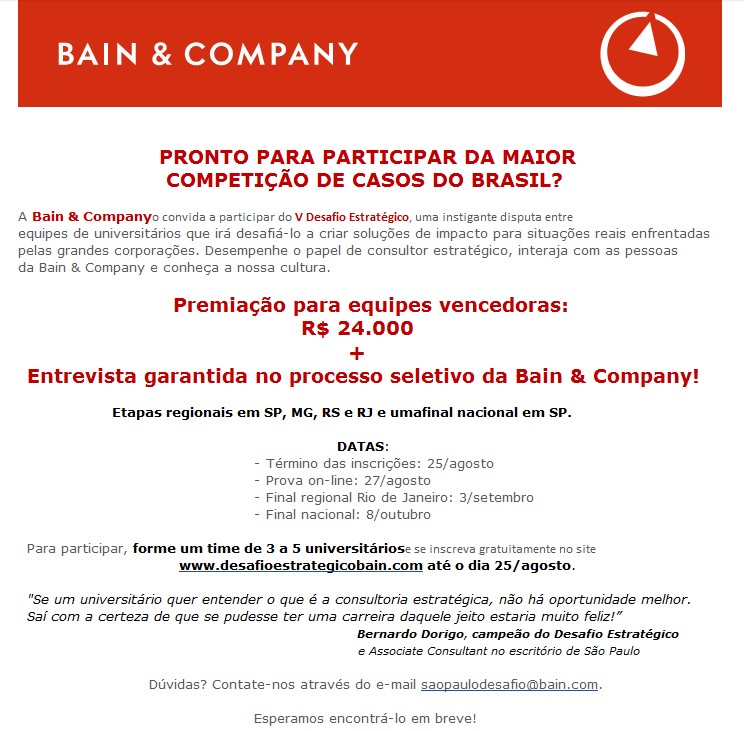 Competição de casos